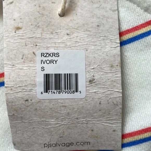 NWOT PJ Salvage Kindness Rules Lounge Shorts - Size Small - Picture 6 of 6